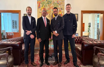 Ambassador held a meeting with Mr. Deependra Pandey, Group CEO, Luxury Venture Group (LVG) at India House, Berne, 29.07.2025